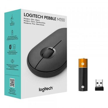 ноутбук планшет: Мышь беспроводная Logitech Pebble M350 представлена в сдержанном