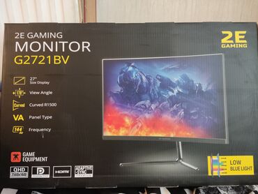 Monitorlar: İPS panel 27 inç 144 hz Oyun monitörü ətraflı məlumat üçün nömrəylə