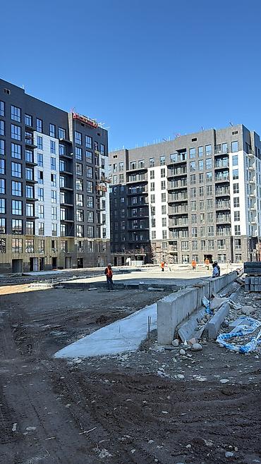 квартиры под офис: 2 комнаты, 80 м², Орто-Сай с. Элитка, 9 этаж, ПСО (под самоотделку) — 1