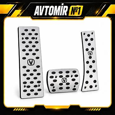 Changan üçün pedal üzlükləri dəsti — 3 ədəd Changan loqolu, gümüşü