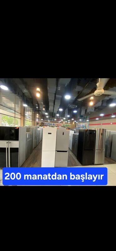 Soyuducular: Soyuducular böyük məişət texnikası mağazasında geniş çeşiddə təqdim