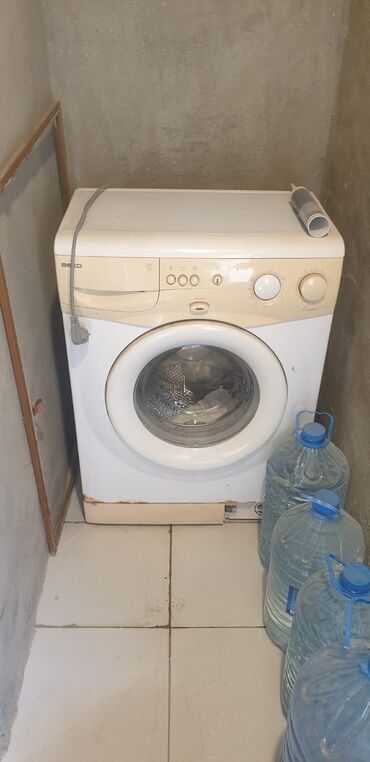 masin ucun maqnitofon: Paltaryuyan maşın Beko, 7 kq, Təmirə ehtiyacı var, Avtomat, Ünvandan götürmə
