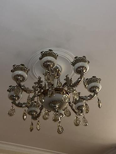 İşıqlandırma: Çılçıraq, 7 lampa, Metal — 3
