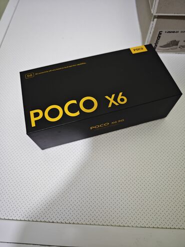 Poco: Poco X6 Pro 5G, Б/у, 256 ГБ, цвет - Белый, 1 SIM, 2 SIM