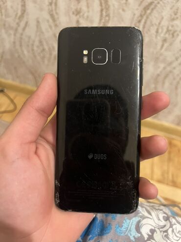 Samsung: Samsung Galaxy S8, rəng - Qara, İki sim kartlı