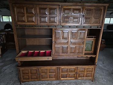 Stilske vitrine: Masivna drvena vitrina/sekretar u klasičnom stilu - Materijal: puno — 5