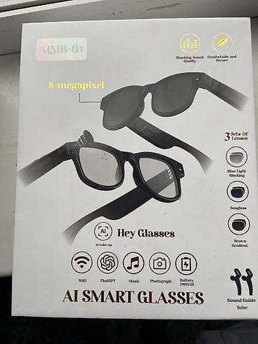 телевизор ч б: AI SMART GLASSES AIMB-G1 — умные очки с камерой и аудио Основные — 4
