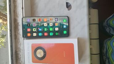 Honor X9a, цвет - Черный, Отпечаток пальца