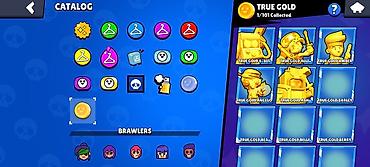 ikona: Brawl Stars hesabı – zəngin kosmetik kolleksiya - Kataloq bölməsi — 1