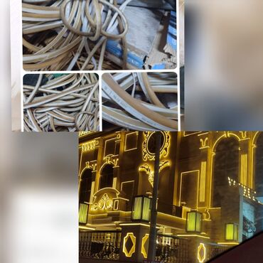 Digər ev dekoru: Led işıq zolağı, sarı rəng. 300-350 metr 700 azn satilir‼️unvan ulduz