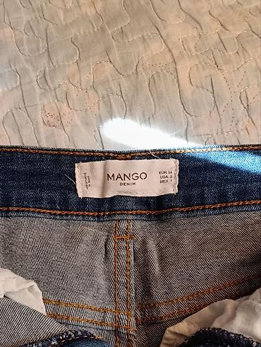 джинсы манго: Джинсовые шорты Mango Denim Носили 2 раза - Бренд: Mango (MNG Denim) — 3