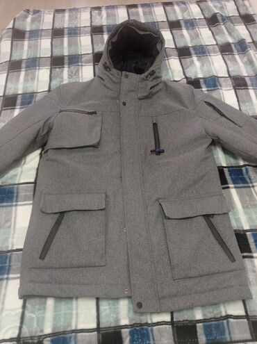 куртка тедди мужская: Куртка 2XL (EU 44), цвет - Серый