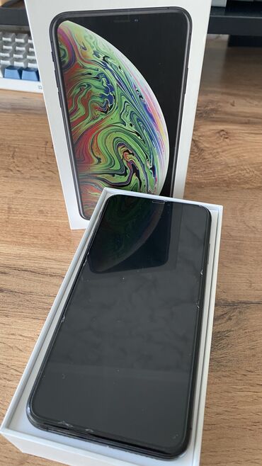 айфон xs 256 гб цена бишкек: IPhone Xs Max, Колдонулган, 256 ГБ, Кара, Каптама, Куту, 100 %