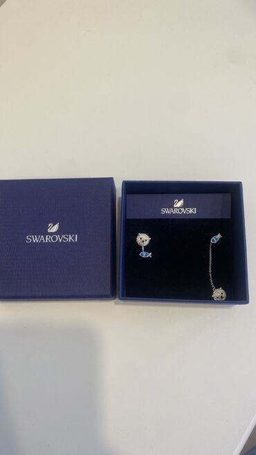 детские рюкзаки с ушками: Swarovski sırğa - Brend: Swarovski. Orginal. - Qutu ilə - Mövzu