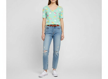 3 stripes t shirty: H&M, T-shirt damski, rozmiar M