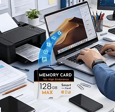 Mikro kart 128gb Memory Card MicroSDXC Kartı Adapter ilə 128GB UHS-I