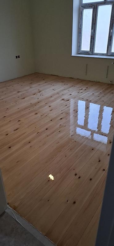 Döşəmə işləri: Taxta döşəmələrin cilalanması və laklanması xidməti - Parket və taxta — 5