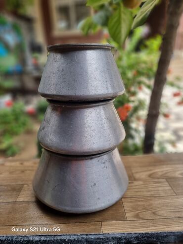 Qazanlar: Qazan, rəng - Gümüşü, Paslanmayan polad, 2 l