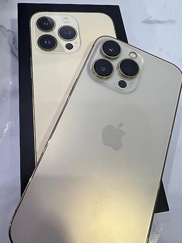 телево: IPhone 13 Pro, Б/у, 128 ГБ, Золотой, Коробка — 1