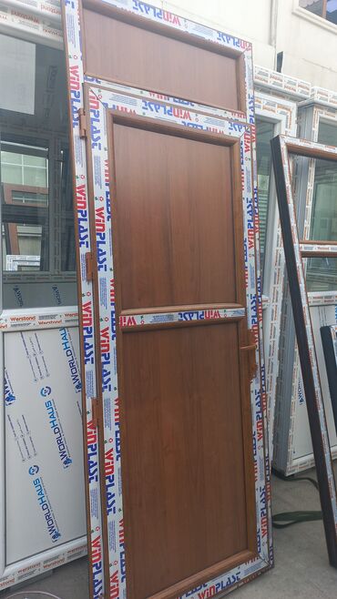 Plastik qapılar: Tualet üçün İşlənmiş Plastik qapı 80x205 sm Zamok ilə, Zəmanətsiz, Ödənişli quraşdırma, Rayonlara çatdırılma, Ödənişli çatdırılma — 1