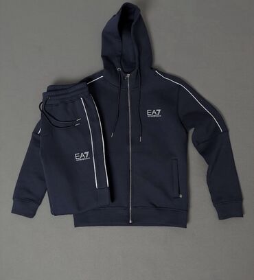 спортивные костюмы пума: Эркектердин спорттук костюму, 2XL (EU 44), Emporio Armani 7, Жаңы, түсү - Көк, Өзү алып кетүү