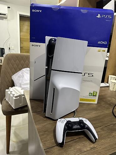 Sony PlayStation 5 (Diskli versiya) oyun konsolu Playstation 5 slim lalafo.az -da Sony PlayStation 5 (Diskli versiya) oyun konsolu Playstation 5 slim