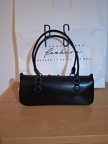 Torbe: Nova PS Fashion crna elegantna ženska torbica torba Nova crna — 2