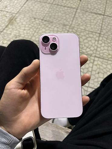 бу холодильник: IPhone 15, Б/у, 128 ГБ, Розовый, 84 % — 2