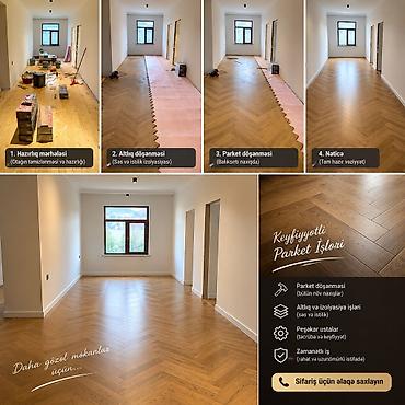 linoleum dosəmə: Doseme ustasiyam laminat parket dikt laga silfovka her bir isler — 1