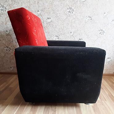 kreslo ofis uchun: Qara və qırmızı rəng kombinində yumşaq kreslo Qeyd: Məndə eyni bu — 6