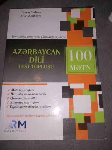 100 metn pdf: T. Nadirov Azərbaycan dili 100 mətn kitabı yarı qiymətinə