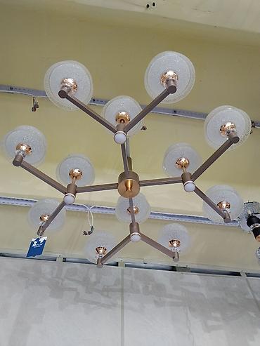 study lamp: Потолочная люстра с 10 плафонами - Тип: подвесная потолочная люстра - — 2