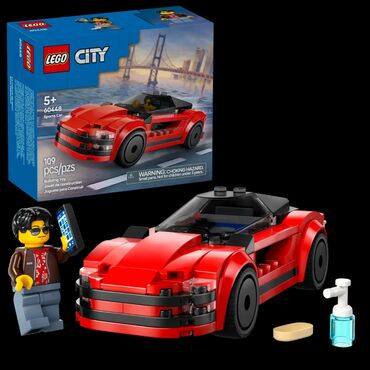 игрушечные коляски для детей: Lego City 🏙️ 60448 New 2025! Красный автомобиль 🛻 рекомендованный