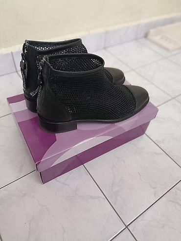 qadin bot: Qadın üçün qara mesh botilər 37 ölçüdə. "Byt shoes" Türkiyə markası — 4
