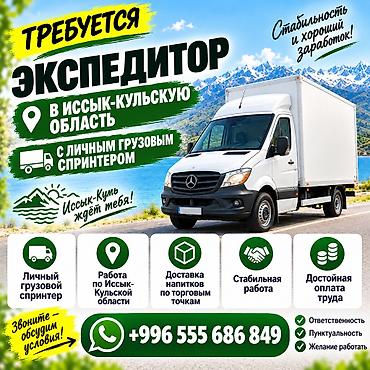 требуется водитель в с: Требуется Водитель-экспедитор, С личным транспортом, Без опыта, Техподдержка, Полный рабочий день, Старше 23 лет — 1