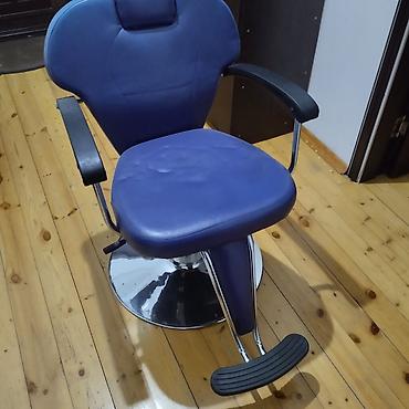 salon mallar: Bərbər/kosmetologiya kreslosu və dairəvi güzgü dəsti - Peşəkar salon — 2