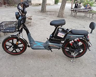 Elektrik nəqliyyatı: Elektrik skuter/velosiped hibridi - Model: King-DN01 (üst gövdədə — 1