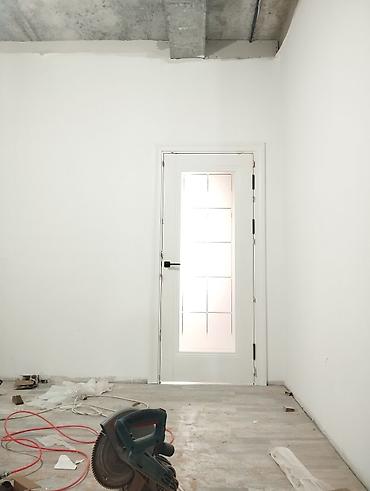 Оңдоп-түзөө жана курулуш: Ички эшик, Жаңы, Айнек менен, Эки эшиктүү, Ачылма, түсү - Ак — 2