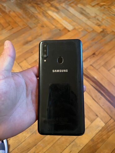samsung a101: Samsung A20s, 64 GB, rəng - Qara, İki sim kartlı