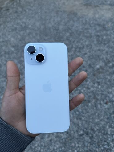 срочно продаю нужны деньги: IPhone 15, Б/у, 128 ГБ, Белый, 87 %
