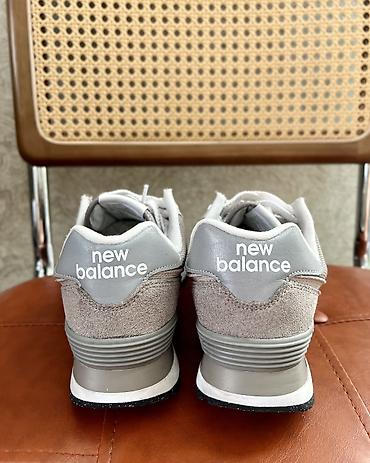 574: Мужские кроссовки, 40, New Balance, Б/у, цвет - Серый, Самовывоз — 6