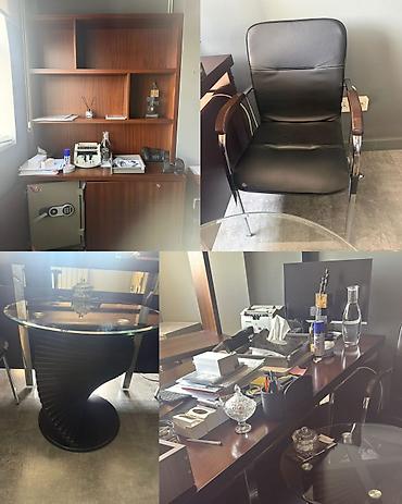 stolüstü ofis dəsti: Endirim. Ofis mebeli 1500azn. ✅ Böyük rəhbər iş masası ✅ Arxa — 1