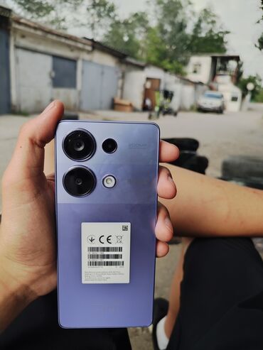 номера для телефона: Redmi, Redmi Note 12 Pro Plus, Колдонулган, 256 ГБ, түсү - Кызгылт көк, 2 SIM