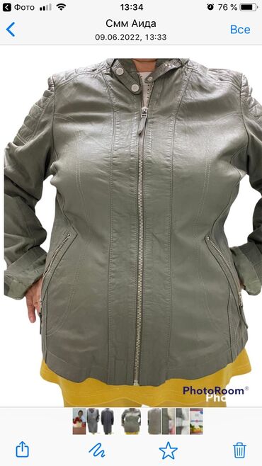 женские демисезонные куртки и пальто в Кыргызстан | ПАЛЬТО: Женская куртка 2XL (44), цвет - Зеленый, SOliver