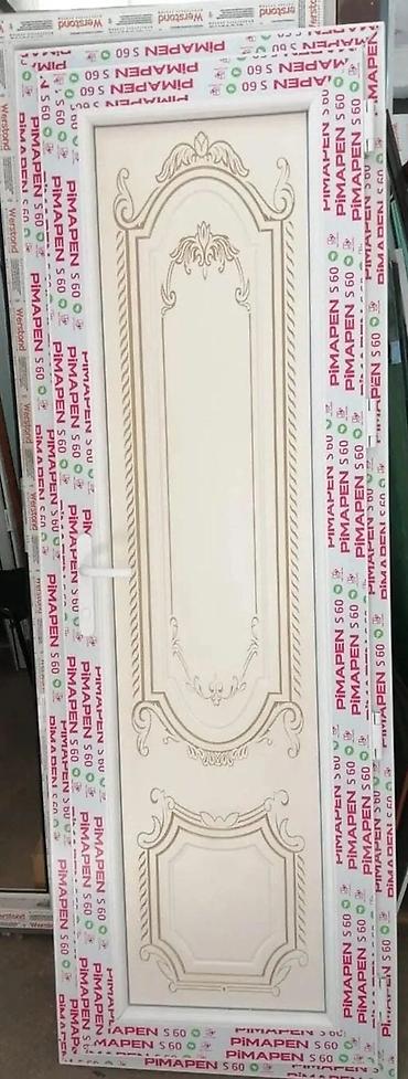 ag qapilar: Hamam üçün Yeni Plastik qapı 80x200 sm Çərçivə ilə, Zəmanətsiz, Ödənişli quraşdırma, Ödənişli çatdırılma — 4