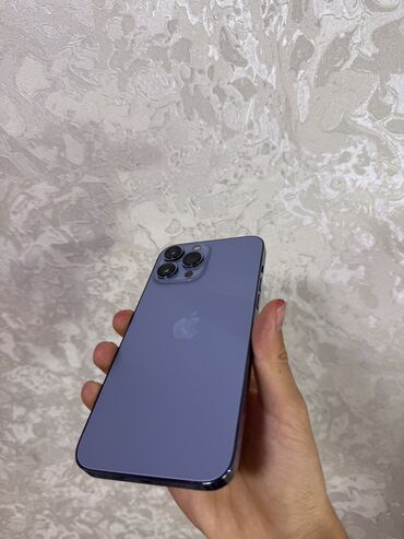 Apple iPhone: IPhone 13 Pro Max, Б/у, 256 ГБ, Sierra Blue, 77 % — 6