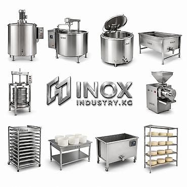 промышленный вытяжной зонт: Промышленное оборудование для сыроделия INOX INDUSTRY.KG Комплекс из — 1