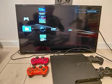 pc 4 pro: Ps3, в отличном состоянии, 5 джойстиков. 40+ игр. Можно записывать — 1
