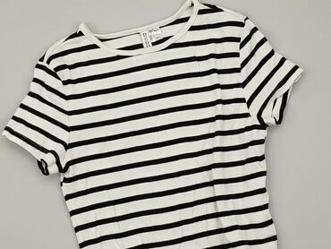białe letnia bluzki: Top H&M, L, stan - Bardzo dobry