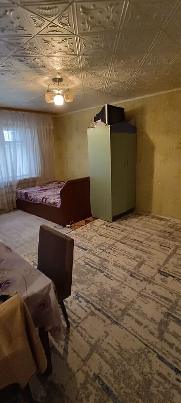3 комнатная квартира в бишкеке: 1 комната, 29 м², Хрущевка, 1 этаж, Косметический ремонт